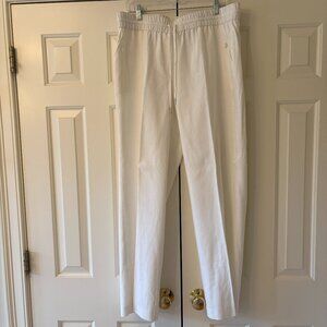 Jones New York Pull On Drawstring Linen Blend Pants Size L - Never worn